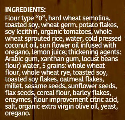 Frozen Pizza - Gourmet Italia - multigrain pizza