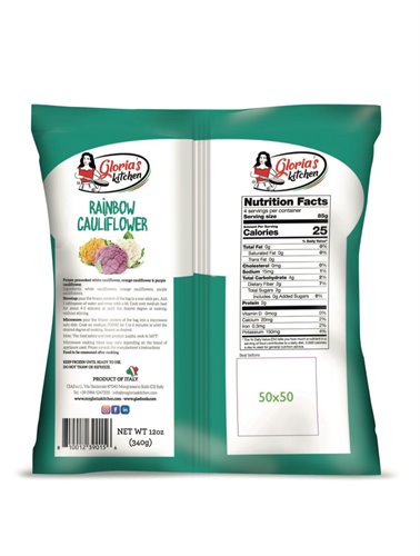 Frozen Veggies  - Glorias's Kitchen - Rainbow Cauliflower